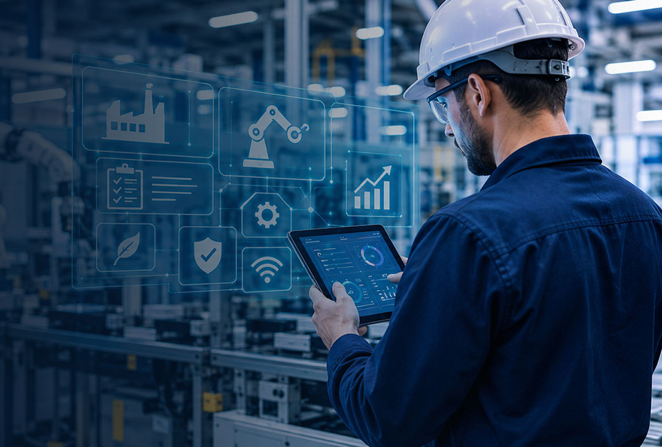 Blog-Vorschaubild zum Beitrag über Digitalisierung von Fertigungsprozessen
