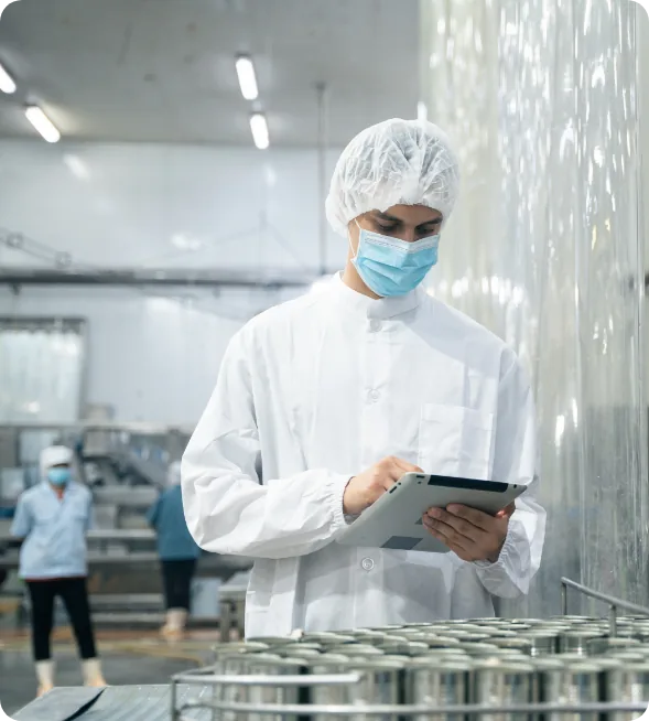 Grafik zu digitaler CCP-Überwachung in der Lebensmittelproduktion